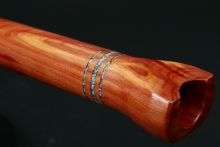 Eastern Red Cedar Native American Flute, Anasazi, Bass Bb-3, #E21J